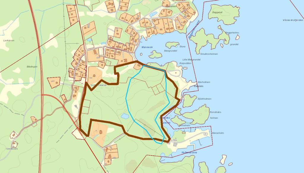 1 Inledning År 1944 upprättades en Byggnadsplan för Vånevik 6¹ med flera fastigheter inklusive 70 tomter för friliggande villor.