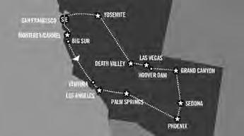 Pioneer Trails Del 2 9 dgr/8 ntr Kan kombineras med del 1. Dag 1. Ankomst Scottsdale/Phoenix Dag 2. Scottsdale/Phoenix - Sedona Dag 3. Sedona - Grand Canyon/Flagstaff/Williams Dag 4.