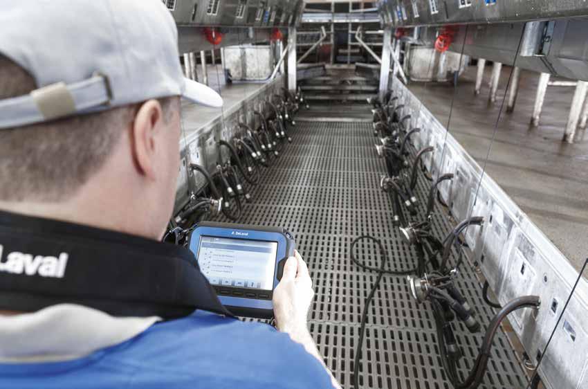 Nytt testinstrument för service snabbare och bättre Våra servicetekniker har nu ett nytt modernt testinstrument, som vi kallar VPR200, som mäter vakuumnivåer och pulsering i mjölkningsanläggningar