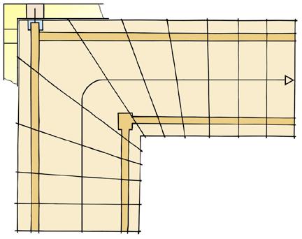 600 mm Reglar i vägg ska vara av trä (ej plåt) med en dimension av minst 70x70 mm vid balkskor, i övrigt mm med