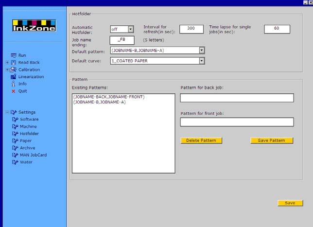 Hotfolder mode Starta mjukvaran 2 2..2 Stoppa Hotfolder mode Hotfolder mode stoppas direkt efter ändringarna i settings sektionen. Aktiv mode väljs i programmet set-up.