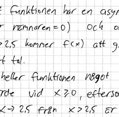 Sammantaget ges lösningen en resonemangspoäng på A-nivå.