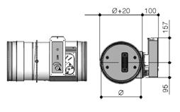 560 600 630 710 800 Exponering för spjällblad Mm 23 49 79 99 114 131 176 (S1) Exponering för spjällblad Mm 0 0 0 0 0 0 38 (S2) Lp Mm 73 73 73 73 73 95 95 Lp