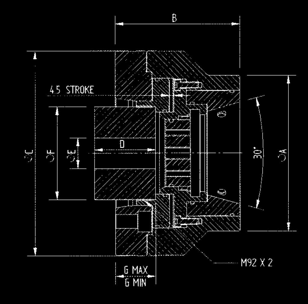 . A2-5 A2-6 A2- A2-5 A2-6 A2- A 120 120 120 130 130 130 B 9 9 109 95 95 115 C 165 165 210 165 165 210 D 60 60 60 60 60 60 E max M70x2 M5x2 M5x2 M70x2 M5x2 M5x2 F