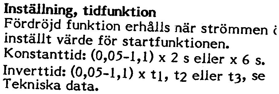 momentanfunktion Inställning,