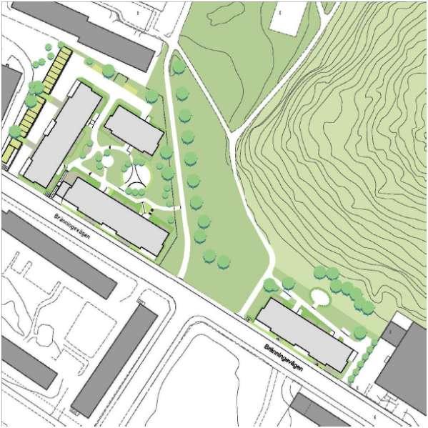 Dellen 4 Görväln 4 Ställningstagande av plansamråd i stadsbyggnadsnämnden 2012-01-19.