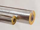Rörskålar CLIMPIPE Section Hygrowick Användningsområde: Kondensisolering av kylrör och kalla rör ned till 0 C. Ytbeklädnad av rutmönstrad glastrådsförstärkt aluminiumfolie.
