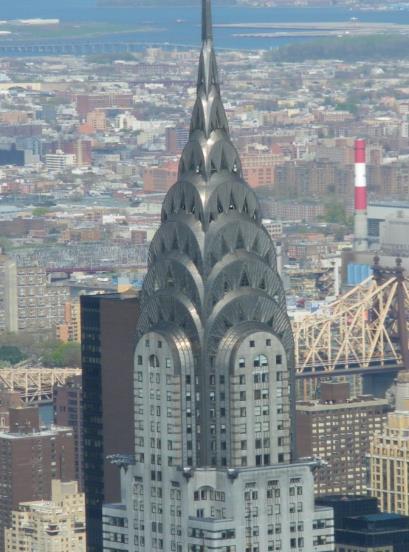 Påverkan av atmosfären Chrysler Building, New