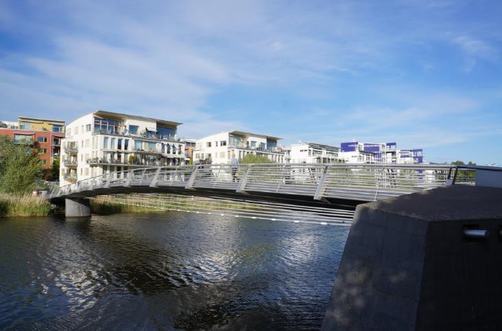 Sicklauddsbron Pedestrian Bridge General