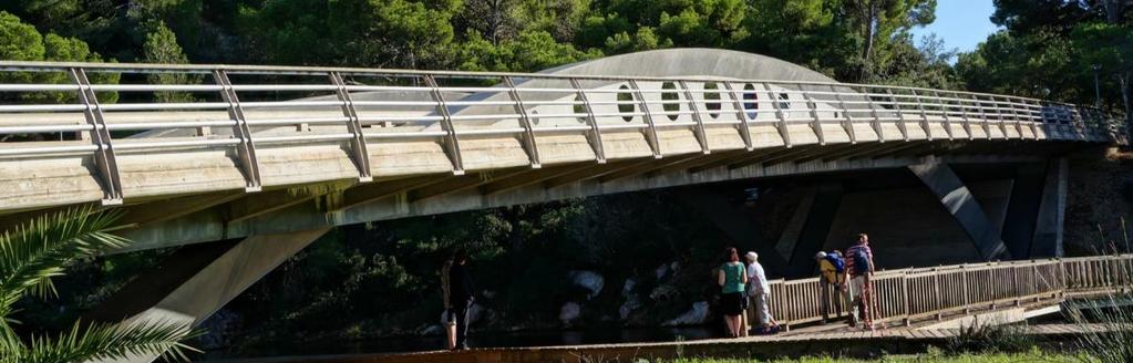 Cala Galdana Bridge Balustrade staunchion (Bracket plate and plate) Balustrade infill tube and hand rail Grade 1.