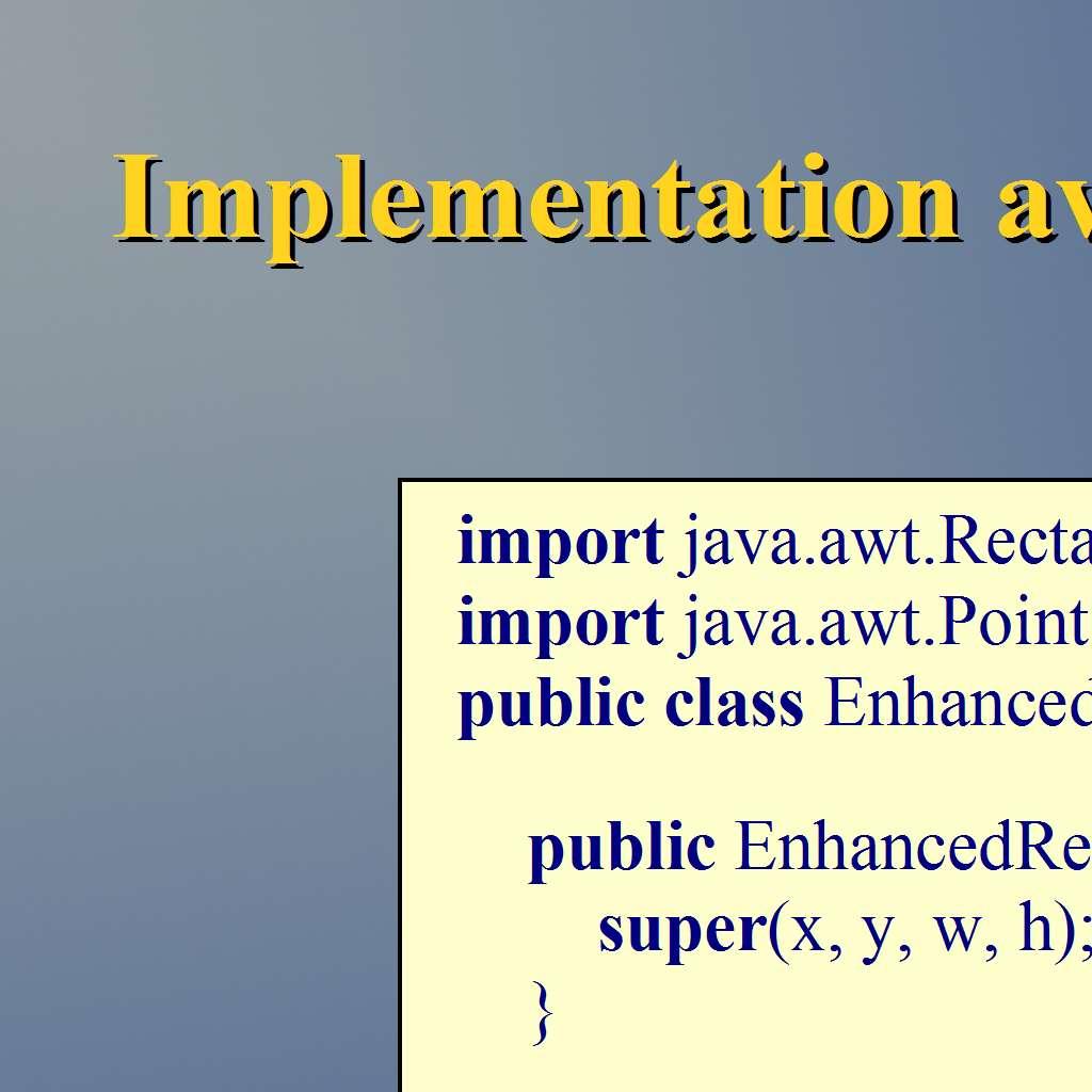 Objekt i Java Java