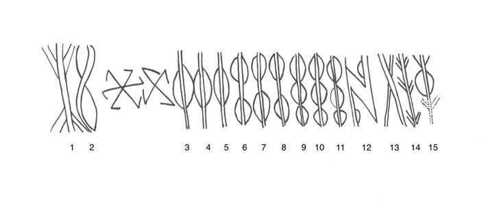 Figur 40. Sigtunablecket 5: renritning av runtecknen.
