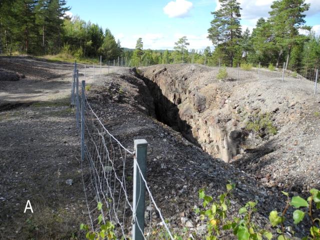 25(28) MALMER OCH INDUSTRIMINERAL I KARTOMRÅDET 10C ÅMÅL NO Per Nysten Två typer av malmförekomster har dokumenterats i området 10C Åmål NO.