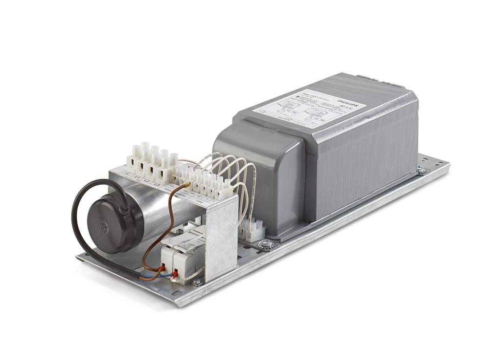 En driftdonsenhet innehåller alla elektriska komponenter (driftdon, tändare, kondensatorer), kablage och kopplingsplintar som behövs för tändning och stabil drift för ljuskällan med kontrollerad