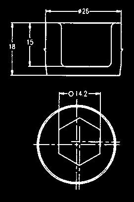 Stångstyrning Fix 730681, för 4 x 8 mm och 4 x 10 mm stång.