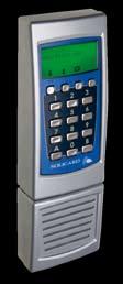 Porttelefon ECP30 ECP30 är en användarvänlig porttelefon med inbyggd beröringsfri läsare och kodlås. Inga namntavlor behövs då telefonen har belyst display för att presentera namn på de boende.