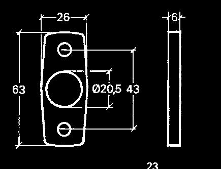 Säkerhetsanordning, trekanthandtag 805 811 836S 4548 145 Fix 805 Säkerhetsanordning, typgodkänd som barnskyddande säkerhetsbeslag.