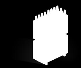 motsvarar en lagringsvolym av 345 m³ En lastbil rymmer kassetter motsvarande en lagringsvolym av 345 kubikmeter dagvatten.