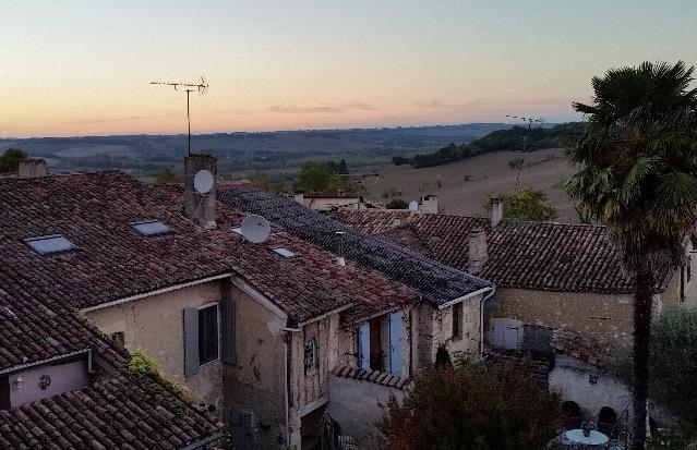 Via Podiensis, Le Puy-en-Velay St-Jean-Pied-de-Port, 36 nätter 8(16) Antoine och Flamarens. Det böljande landskapet domineras av majsfält och rad efter rad med solrosor.