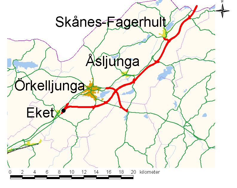 trafikflödesförändringen enligt före- och eftermätningar ligger på 1 100-5 800 f/d (Tabell 4-1). 4.2.