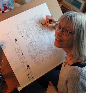 På plats: Fredag 29 september söndag 1 oktober Lena Furberg Lena Furberg kallas för världens bästa tecknare av hästserier.