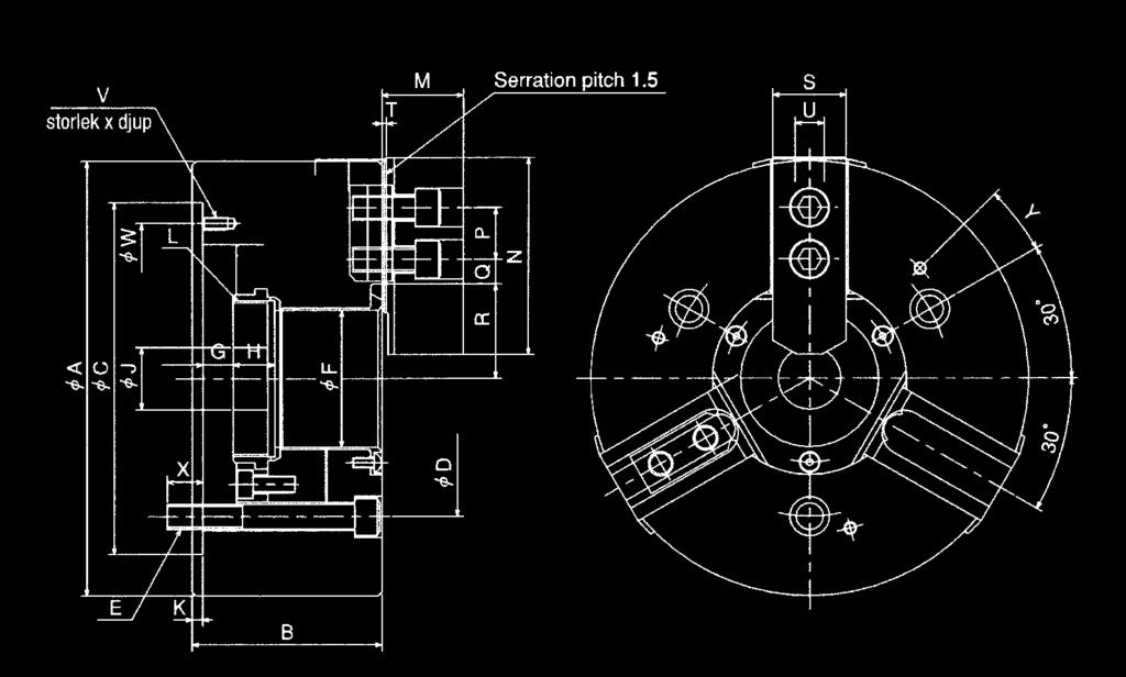 M90x2,0 43,2 110 30 32,25 14,25 54 49,6 40 2 16 BB-212 315 108 300 235 3-M20 106 8-15 28 50 6 M115x2,0 51,7 111 30 45,75 15,75 67,8 62,5 50 2,5 21 BB-218 450 147 380 166,5 M180x3 43 25,5 BB-221 530