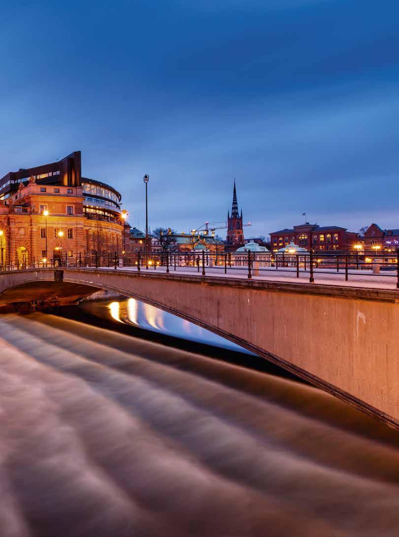 snygga bilder i mörkret Stadens ljus ger en fin kontrast mot den