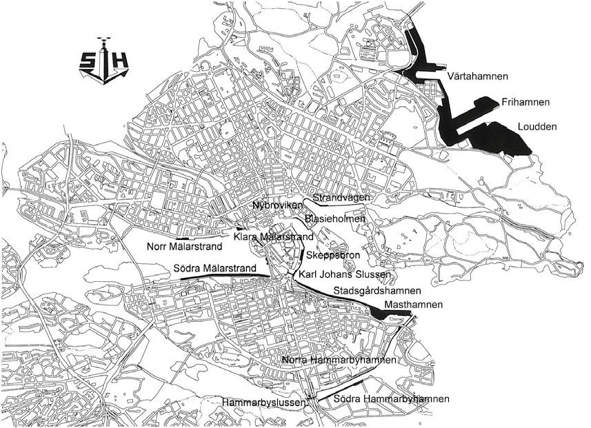 Handel och kommunikationer Kommentar till tabellerna Stockholms Hamn AB inleder kapitlet om handel och kommunikationer.