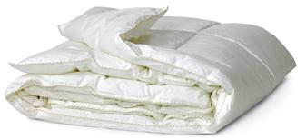 polyestermicrofiber och yttertyg av polyester/bomull, 1200g, 230x220 cm 799 HÖG Dagg Fiberkudde i