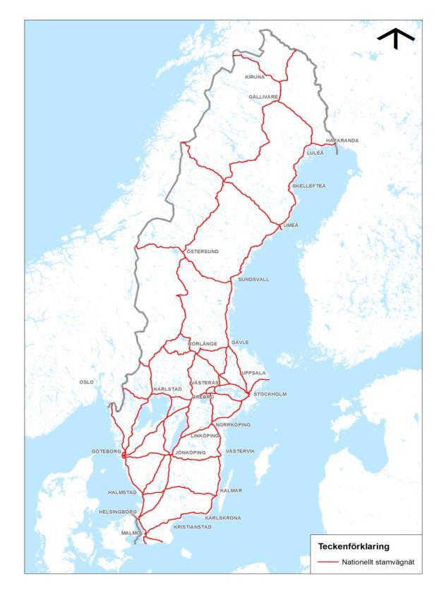 För att fånga behov av investeringar i ny cykelväg längs det nationella vägnätet (den största posten) har inventeringar gjorts enligt en modell som mycket förenklat tar fram behovet av en