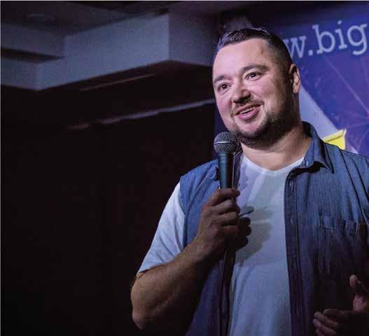 övrigt Comedy Club Trelleborg Stand up-comedy, presenteras av Damian Alin.