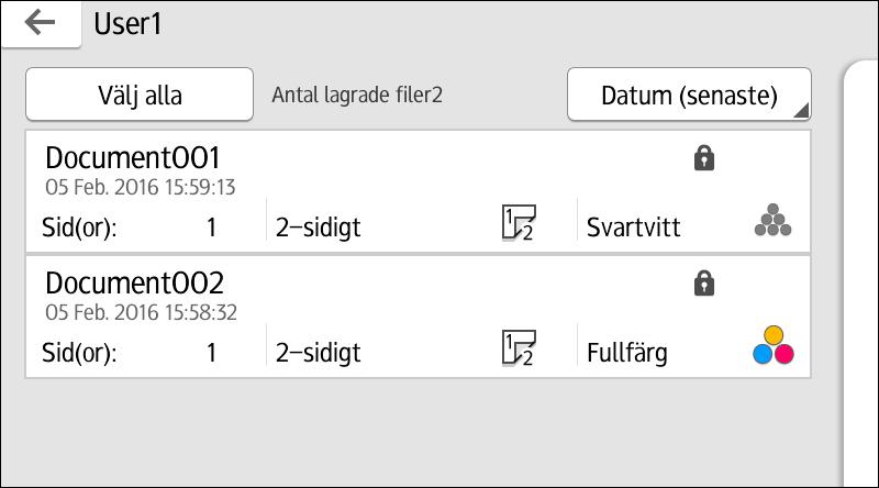 Använda funktionenquick Print Release Använda funktionenquick Print Release Med de snabbprogram som är installerade på den här maskinen kan du styra vissa av skrivarens funktioner från en enda skärm.