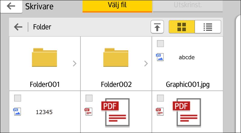 Använda funktionen Skriv ut/skanna (minnesenhet) Använda funktionen Skriv ut/skanna (minnesenhet) Se till att SD-kort och USB-minnen hålls utom räckhåll för barn.