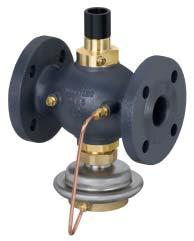 Kombinirani regulator pretoka z regulacijskim ventilom DN Priključek Območje pretoka [m 3 /h] Hod [mm] k VS [m 3 /h] Regulator pretoka z regulacijskim ventilom AVQM Regulator pretoka z integriranim