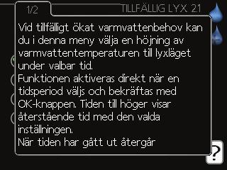 Bläddra mellan fönster En meny kan bestå av flera fönster. Vrid manöverratten för att bläddra mellan fönstren. Aktuellt menyfönster Antal fönster i menyn Bläddra mellan fönster i startguiden språk 4.