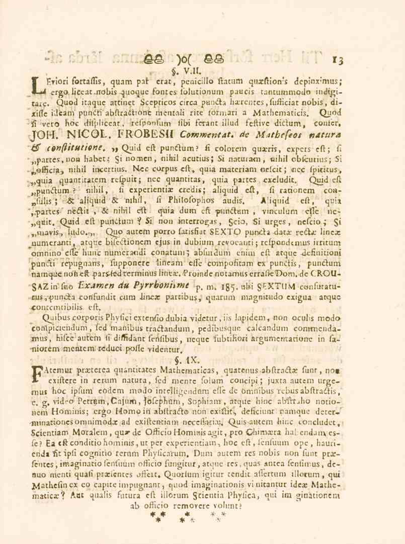 LE-riori 13 $. V.II. fortaflis, guam par erat, pcnicillo ftatum qtixfhoms dopinrmus,' ergo liceat.nobis quoquc fontes lolutionum paucis tantumniodo mdigitaie.