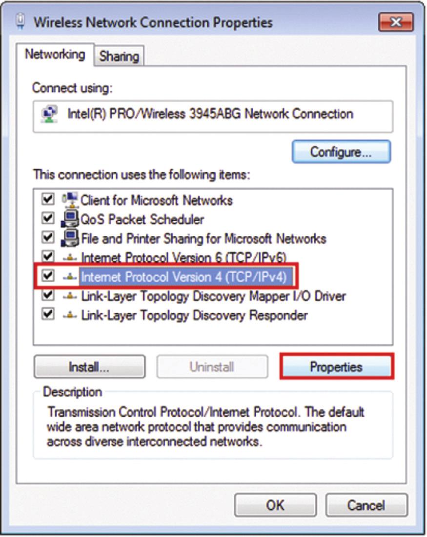 3. Välj Internet Protocol Version 4