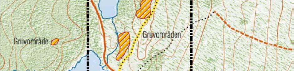 12 Samhällsfunktioner Närmaste bostäder finns drygt 800 meter öster om koncessionsgränsen, och något längre från verksamhetsområdet, i den samlade bebyggelsen Starbogård.