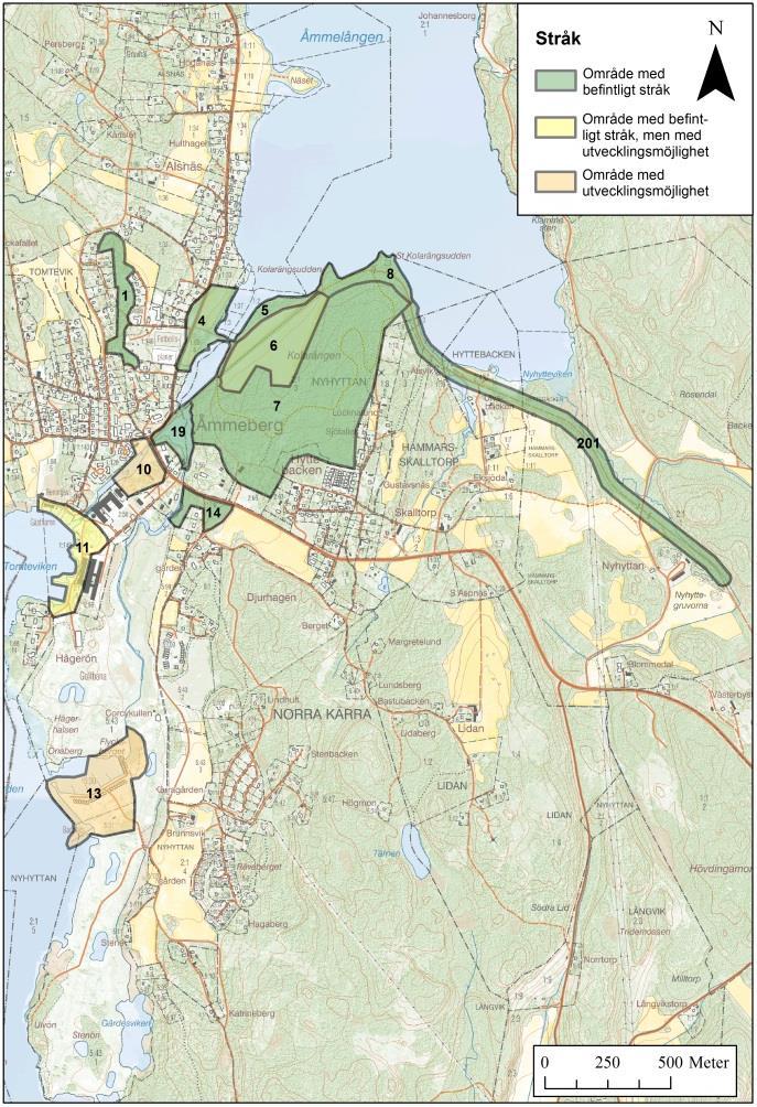 Bind ihop intressanta platser och sätt upp skyltar Röja fram ekar, som idag står dolda i skog eller av björkridåer längs vägen.