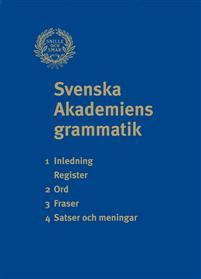 Svenska Akademiens grammatik PDF ladda ner LADDA NER LÄSA Beskrivning Författare: Svenska Akademien.