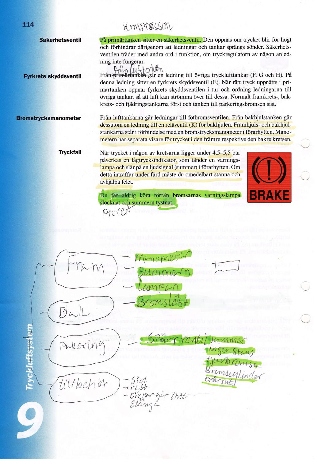 1turw\Pt6drv pfimiirmmken sir en fficffifigrffdllden <ippnas om trycket blir fdr hrigt och fdrhindrar diirigenom att ledningar och tankar spriings stjnder S2ikerhetsventilen triider med andra ord i