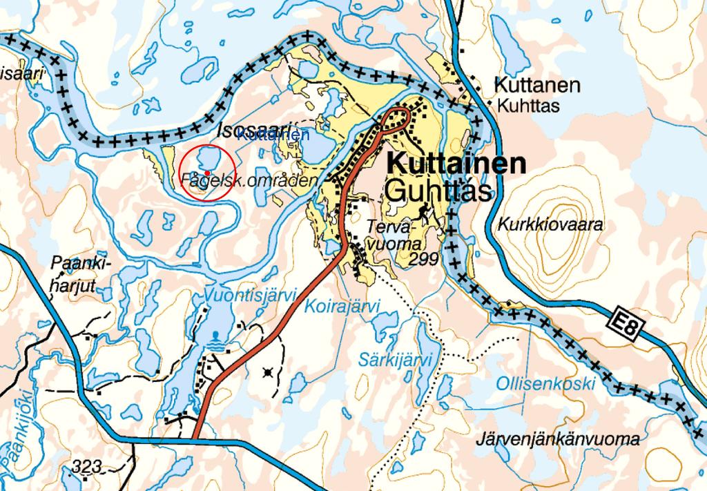 Gropen vid Kuttainen ligger visserligen inom ett område med många fångstgropar, men den är av en helt annan