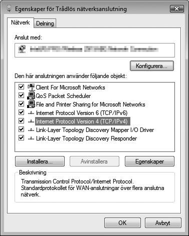 72 4 Visa TCP/IP-inställningar.