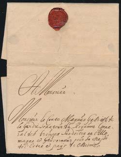 6 Kurirbrev 29.7.1658 från Järpås (enligt inlämnaren) till Skara, utan postala noteringar.