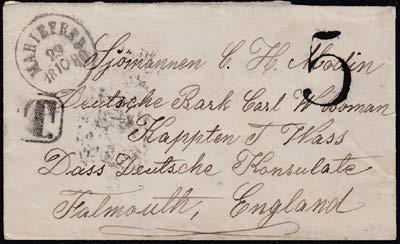 (A) 700 67 Vackert obetalt brev från Mariefred 29.10.