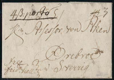 151 Ex 152 151 Norge, Lot med 3 vackra brev från Norge till Sverige.