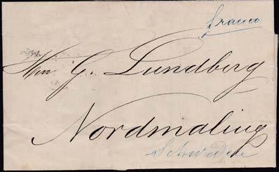 156 Ryssland 1837, Betalt brev med innehåll från St.
