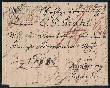 (A) 159 Ryssland 1862, Obetalt brev med innehåll från St.