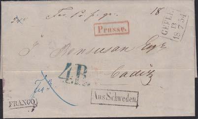 Arnhem och Gravenhage. (A) 800 175 Brev med innehåll från Calmar 26.4.