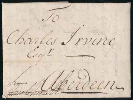 (C) 2000 194 Lot med 9 st brev 1822-1846 sända till Norge från utlandet, alla transit